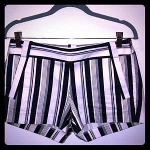 J. Crew size 2 navy striped shorts